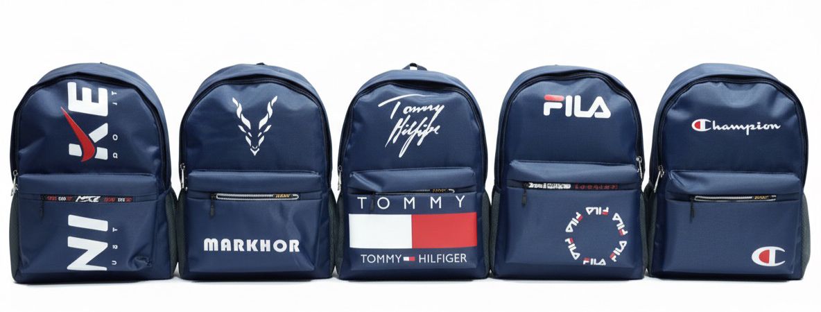 17" Laptop Collage Shoulder Bag – 2 Pockets, Single Color