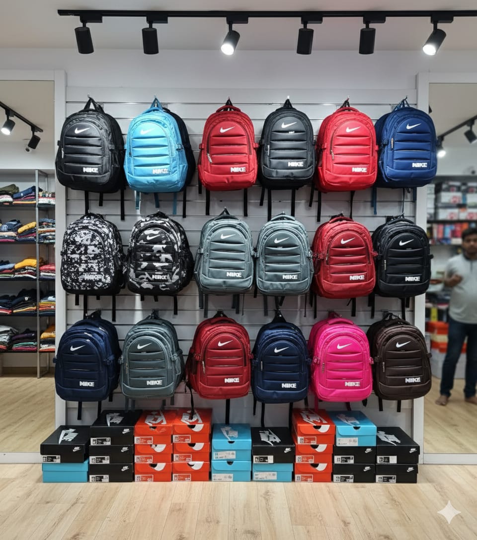 19" Nike Shutter Laptop Bag – Double Portion, 5 Zip Pockets, Full Ustar