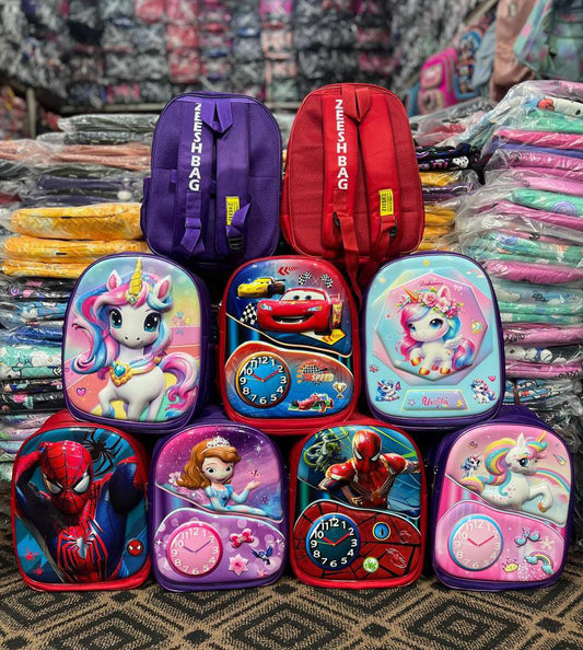 13" Zeesh 3D Pocket Runner Bag – Double Portion, 3 Zip Pockets