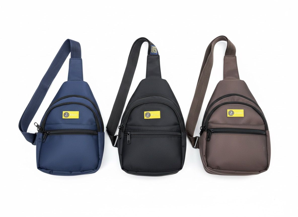 Zeesh Foam-Coated Crossbody Bag – 3 Colors