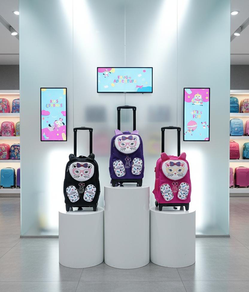 15" Hello Kitty Double Portion Trolley Bag – Full Ustar, Foam-Coated