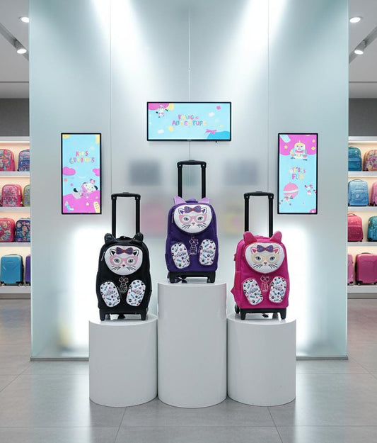 15" Hello Kitty Double Portion Trolley Bag – Full Ustar, Foam-Coated