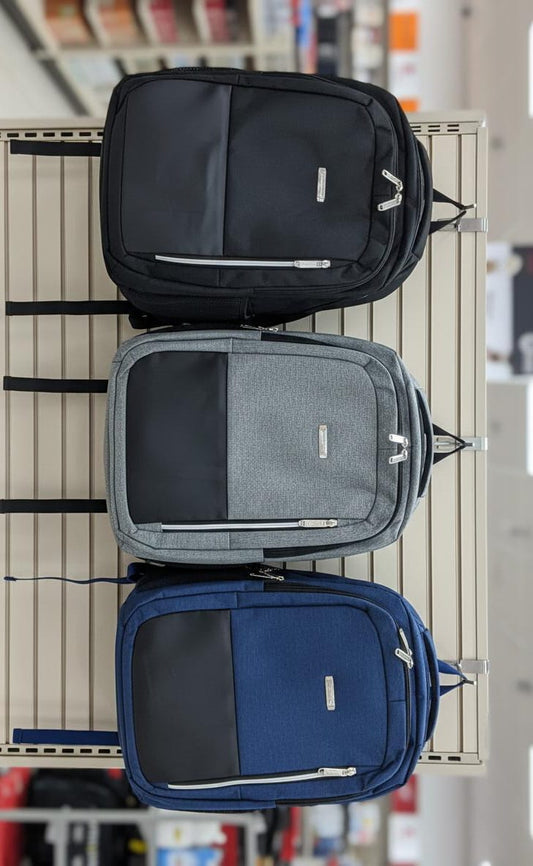 17" Imported Laptop Bag – Parachute Material, 3 Zip Pockets